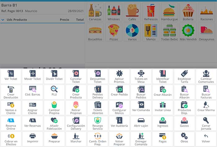 software tpv restaurant agora 1